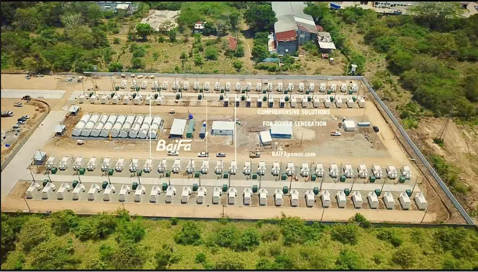 100台1000kWe BF-C1375RS柴油发电机组同步运行